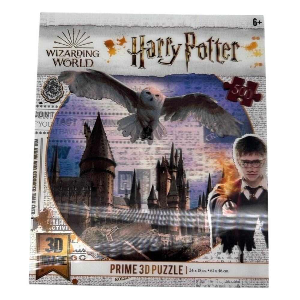 Harry Potter Prime 3D Puzzle 500 Piece Hogwarts Castle New Sealed
